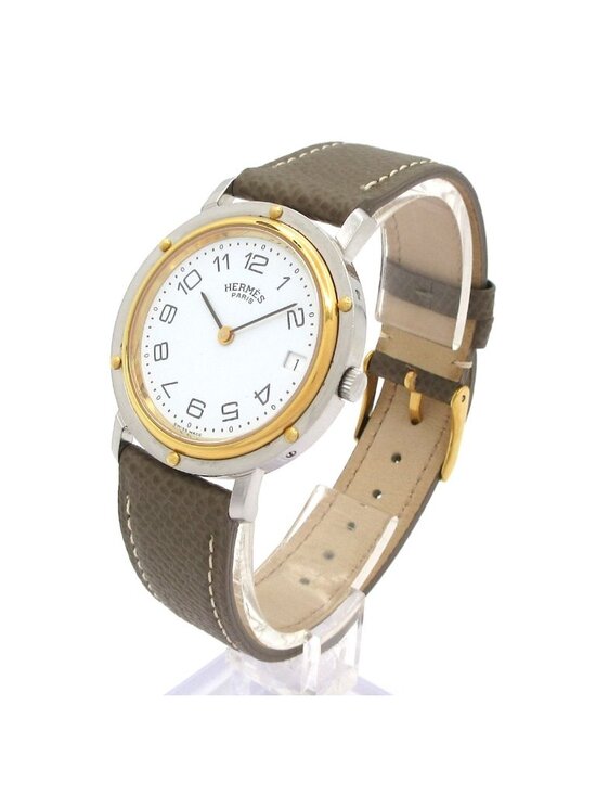 Hermes Watch Clipper External White main image 12